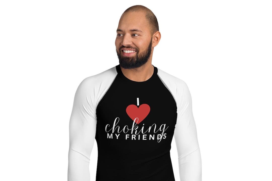 Jiu Jitsu Rash Guard Funny Rashguard for Men Men's Jiu Jitsu Rash Guard