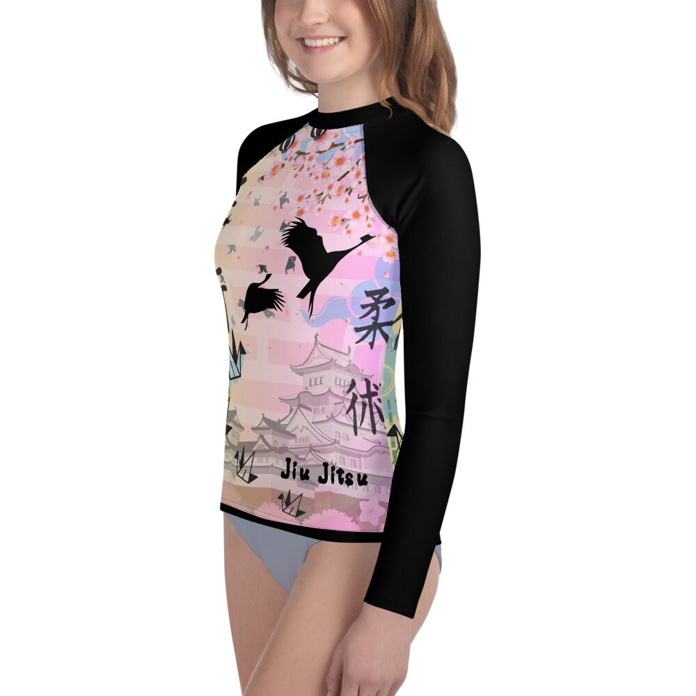 Girls Jiu Jitsu Rash Guard Pretty Girls Rash Guard Girls Rash - Etsy