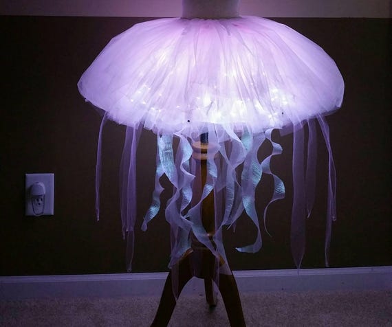 H12 Pale Pink Jellyfish Tutu (with Sewn in Satin LINING
