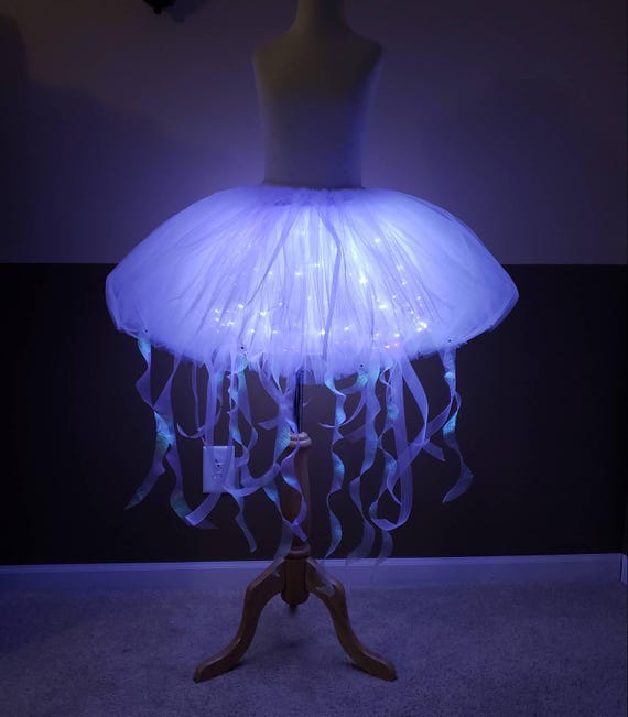 H15 LED Jellyfish Tutu Skirt | Light up Purple Jellyfish Costume