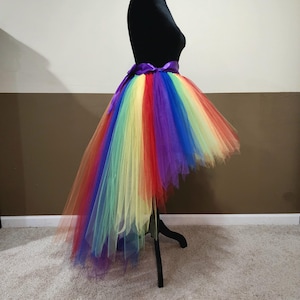 C14 Regenbogen High-Low Tutu // LGBT Tüllrock // LGBT hi lo Tutu (33 Farben verfügbar)