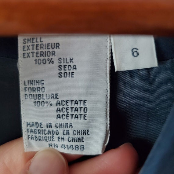 Vintage 1980's Together! 100% Silk Jacket Blazer … - image 4