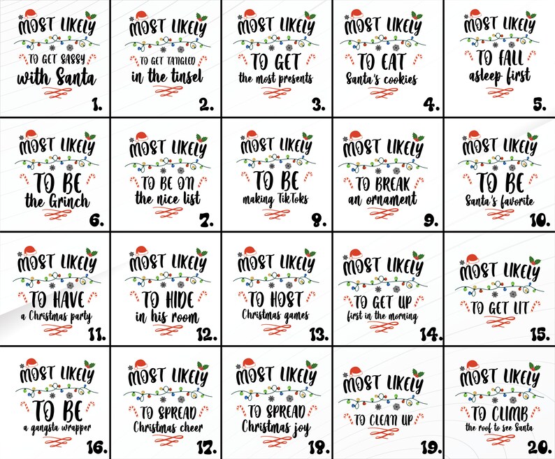 60 Quotes Most Likely Christmas Shirt Christmas Family Etsy UK