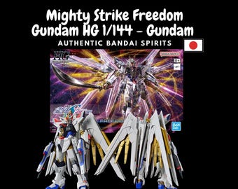 HG 1/144 Mighty Strike Freedom Gundam Model Kit – Bandai Spirits SEED Assembly Toy