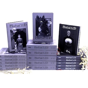 Manacled Book - Deluxe 3-tomowa edycja z ilustracjami - seria kompletna. W zestawie ekskluzywny plakat