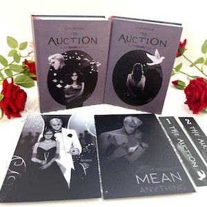The Auction book by LovesBitca8 – Complete 2-Volume Hardcover Set (Rights and Wrongs), Dramione Fanfiction, Exclusive Poster Included new