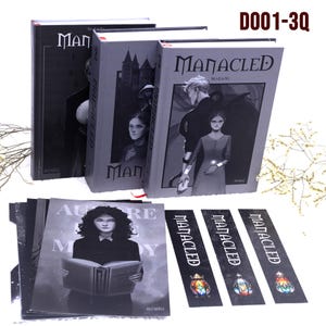 Manacled Book - Deluxe 3-Volume Edition with Illustrations - Complete Series. Exclusive Poster Gift Set Included