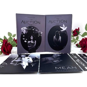 The Auction by LovesBitca8 – Complete 2-Volume Hardcover Set (Rights and Wrongs) | Dramione Fanfiction | Exclusive Poster Included