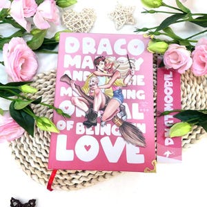 DMATMOOBIL – Draco Malfoy and The Mortifying Ordeal Of Being In Love, Limited Pink Hardcover Edition, Dramione Fanfic by isthisselfcare