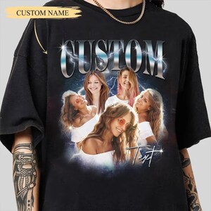 Oversized Custom Your Own Photo Bootleg Idea Here Shirt Custom Rapper ...