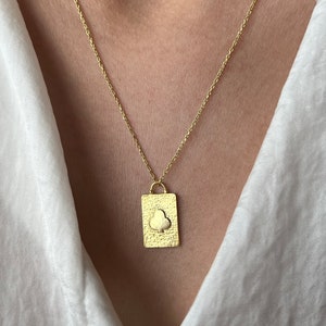 クラブのエースネックレス • 14K ゴールドメッキ • トランプジュエリー • 925K スターリングシルバー • ゲームジュエリー • 男性へのギフト • ユニセックスジュエリー