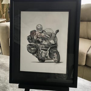 BMW K1600GTL Original Framed Drawing