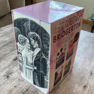 Bridgerton Boxed Book Set 5-8 mit schöner Kantenkunst