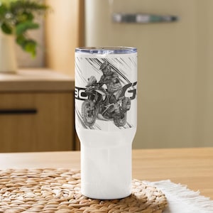 BMW R1300GS Travel mug with a handle