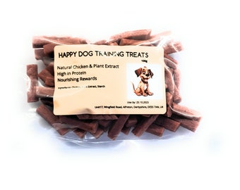 Gâteries Happy Dog Training. Des protéines et des nutriments agréables pour votre ami bien-aimé. Des grignotages gratifiants.