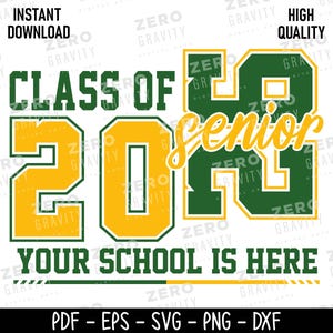 Class of 2026 Senior Svg, Png, Svg, Dxf, Eps, Ai, Digital Download, Senior Year Svg, Graduation Png, Graduation 2026 Svg, Class of 2026 Png