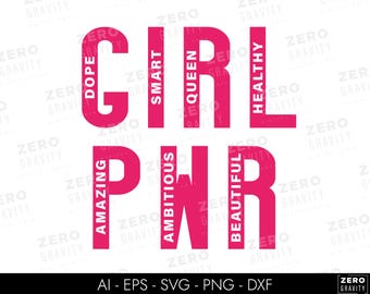 Girl Power SVG & PNG, Girl Power Shirt Svg, Women's Shirt Svg, Instant Download Motivational Svg, Queen Svg, Inspirational Svg Cut File