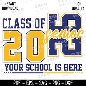 Class of 2026 Senior Svg, Png, Svg, Dxf, Eps, Ai, Graduation 2026 Svg, Digital Download, Senior 2026 Svg, Graduation Png, Class of 2026 Png