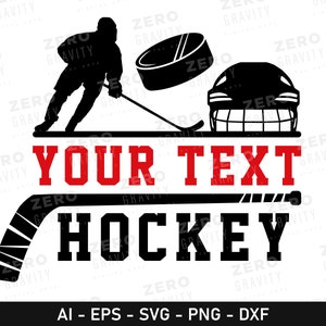 Custom Hockey SVG, Hockey Name SVG, Printable Hockey PNG, Hockey Cricut File, Digital Download Hockey Svg, Custom Hockey Shirt Idea For Him