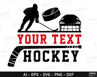 Custom Hockey SVG, Hockey Name SVG, Printable Hockey PNG, Hockey Cricut File, Digital Download Hockey Svg, Custom Hockey Shirt Idea For Him