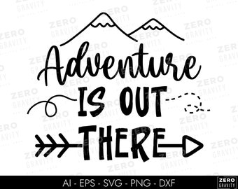 Adventure is Out There SVG Cut File: Nursery Decor (digital
