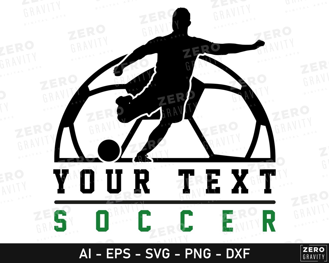 Soccer SVG Custom, Soccer Name SVG Personalized, Printable Soccer PNG