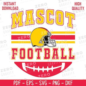 Custom Football Svg, Football Shirt Svg, Personalized Football Name Sublimation Design, Football Team Name Svg, College Football Svg