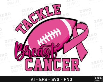Borstkanker Svg aanpakken, voetbal borstkanker Svg, kanker lint Svg met voetbal, Breast Cancer Awareness shirt idee, borstkanker png