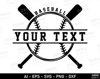 Custom Baseball SVG, Baseball SVG with Name, Printable Baseball Name PNG, Baseball Cricut Files, Digital Download Baseball Svg for Shirts