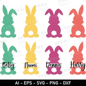 Osterhase für Shirts, Tassen, Sweatshirts, 8 Digital Download Osterhase Png, Osterhase Ohren Clipart, Hase Gesicht Shirt svg