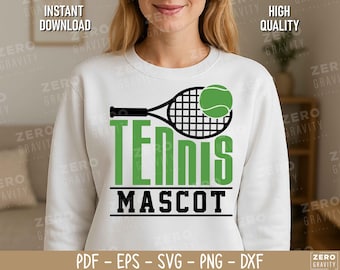 Custom Tennis Name SVG: Printable Tennis Shirt Design (Digital Download)