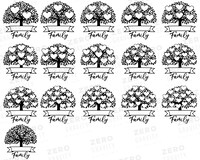Custom Family Tree Svg Bundle 2-16 Members, Family Reunion Svg, Family Tree Cricut Svg,   Family Tree Branch Svg, Tree of Life Svg Cut File