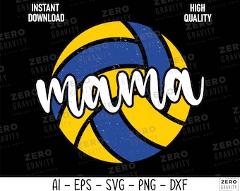 Mamá de voleibol SVG, Camiseta de mamá de voleibol Svg, Mamá deportista Svg, Camiseta de mamá de voleibol Svg, DESCARGA DIGITAL, Vector de mamá de voleibol, Svg Png