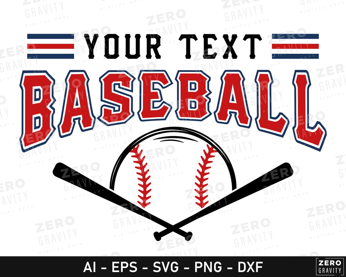 Custom Baseball Name SVG, Printable PNG, Cricut Files (digital Download ...