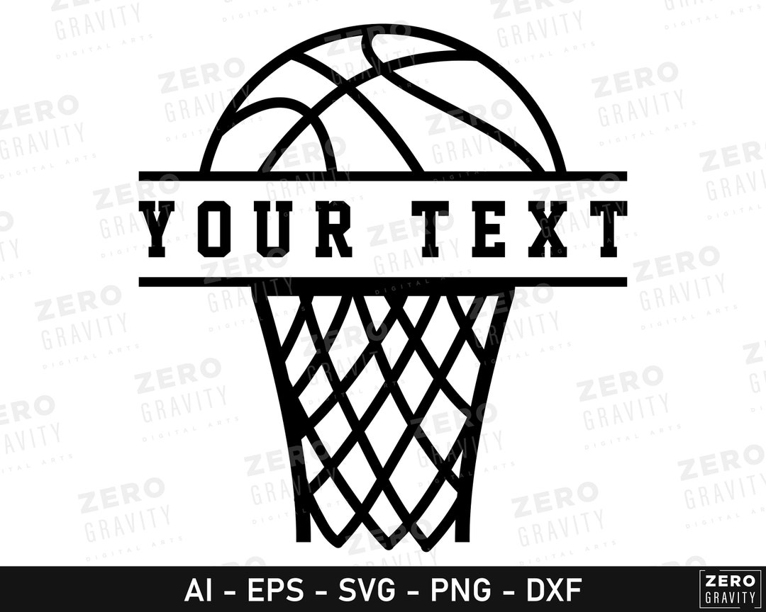 Custom Basketball SVG, Basketball Team Logo SVG, Printable Basketball