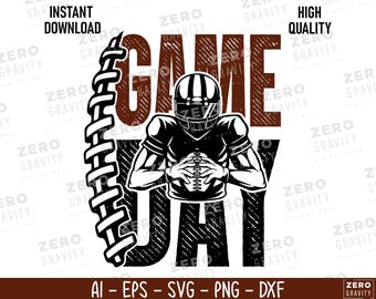SVG-ontwerp voor een voetbalwedstrijd: DIY-knutselclipart (digitale download)