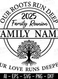 Custom 2024 Family Reunion Tree Svg, Family Reunion Shirt Svg, Family Reunion Svg, Our Roots Run Deep Family Reunion Svg, Family Reunion Png