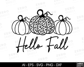 Bonjour automne chemise Svg, Svg automne, automne Svg, téléchargement immédiat Thanksgiving, Svg signe automne, fichiers Svg pour Cricut, citrouille Svg Png Dxf