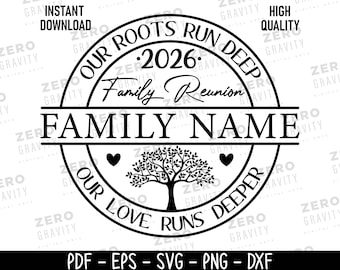 Riunione di famiglia SVG 2026 personalizzata, Maglietta per la riunione di famiglia SVG, Albero della riunione di famiglia SVG, Le nostre radici sono profonde Riunione di famiglia SVG, Riunione di famiglia Png