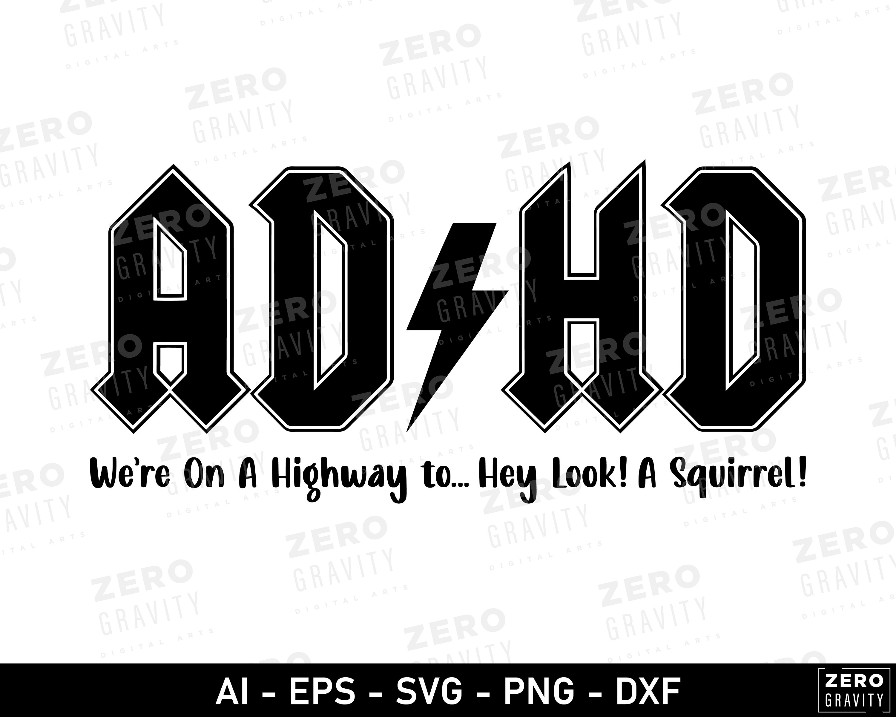 Adhd Svg, Digital Download Adhd Png, Adhd Svg for Shirts, Adhd ...