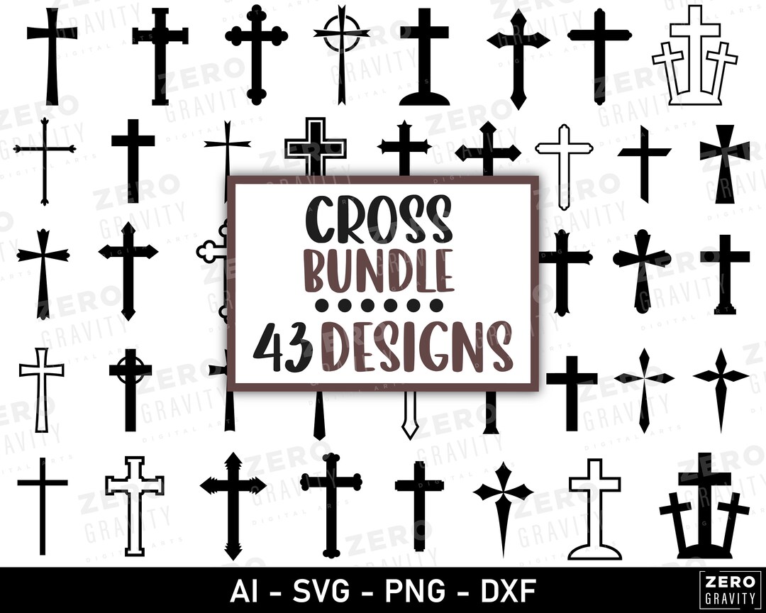 Cross Svg, Cross Cut Files for Cricut, Cross Png, Christian Cross Svg ...