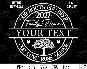 Custom Family Reunion SVG, 2027 Family Reunion Shirt Design