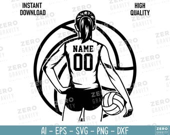 Custom Volleyball Jersey SVG: Personalized Team Design, Sports Svg (Digital Download)
