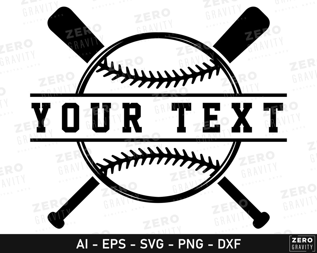 Custom Baseball SVG, Baseball Name SVG, Printable Baseball PNG