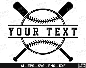 Custom Baseball SVG, Baseball Name SVG, Printable Baseball PNG, Baseball Cricut Files, Digital Download Baseball Svg for Shirts, Caps