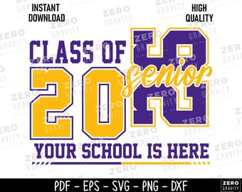 Class of 2026 Senior SVG, Graduation Shirt Design