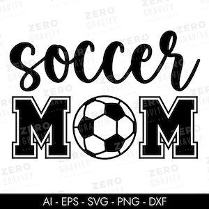 Mamá futbolera SVG, descarga digital de mamá futbolera PNG, camiseta de mamá futbolera imprimible SVG, era de mamá futbolera SVG, regalos de fútbol para mamá, mamá deportista SVG