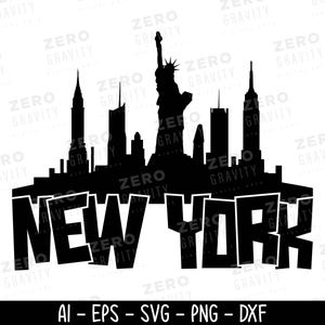 New York Svg, Digital Download New York Png, New York City Skyline Svg, New York Shirt Svg, New York City Vector, New York Svg For Cricut