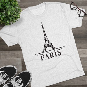 Paris Graphic TShirt | City Skyline Shirt | Colorful Urban Art TShirt | Unique Design | Paris Apparel