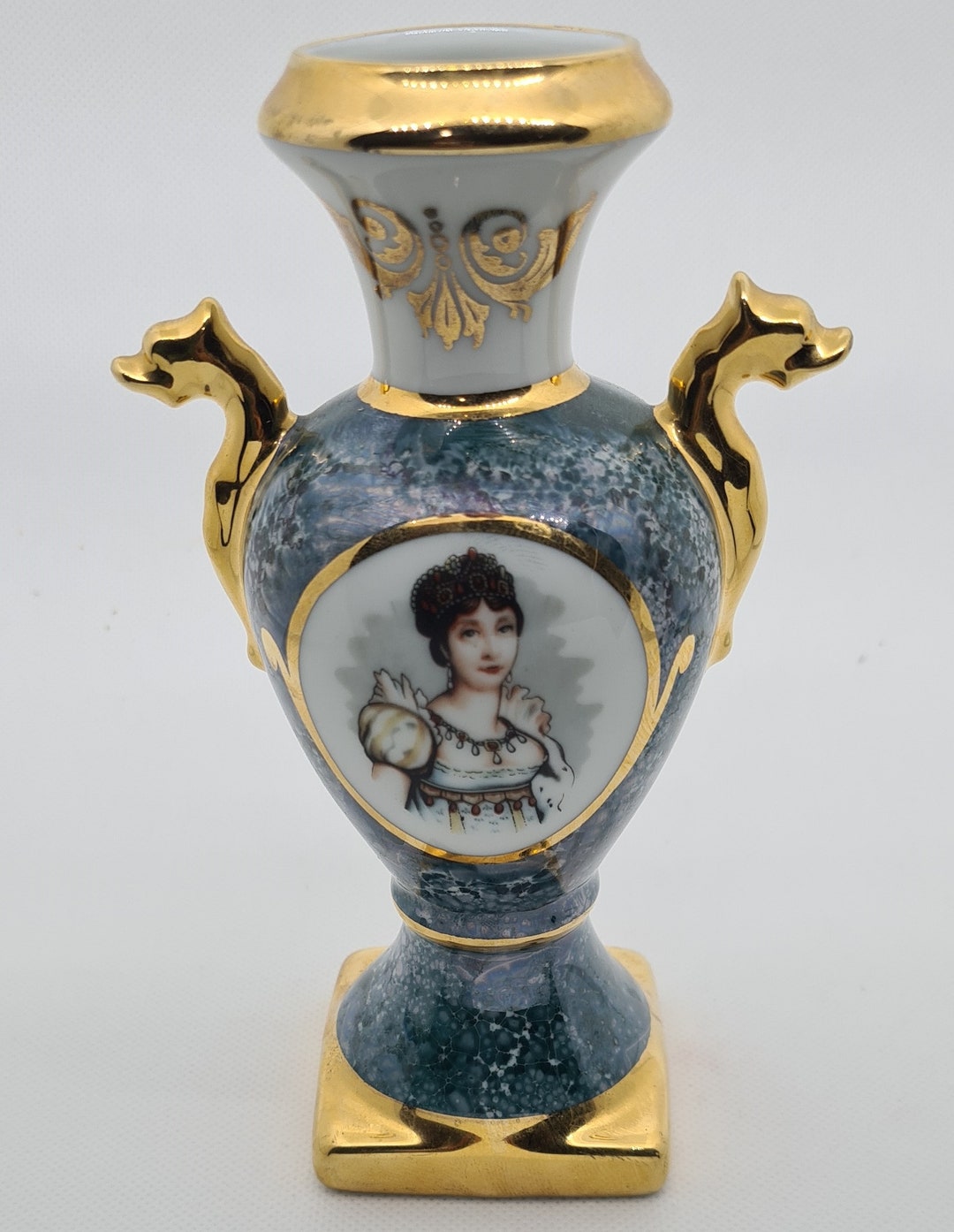 Limoges Pottery Bonaparte Series Vase Depicting Josephine Etsy